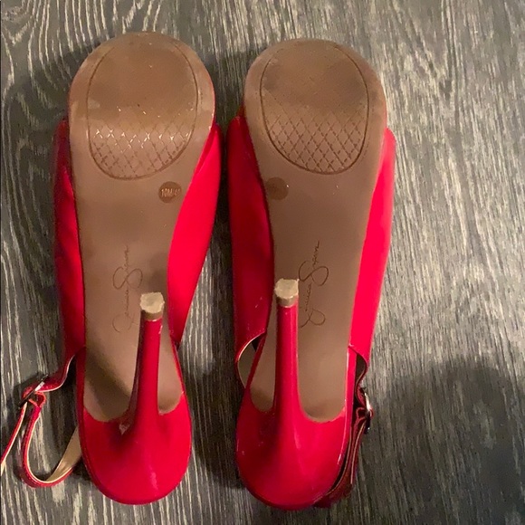Jessica Simpson Red Stilettos - Picture 2 of 3